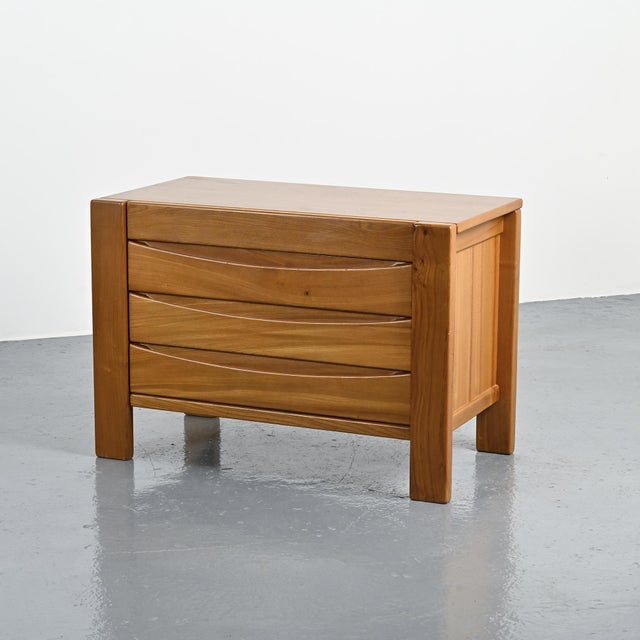 Elm Chest of Drawers from Maison Regain, 1960s For Sale - Image 17 of 17