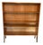 Vintage Tapered Bookcase with Brass Feet, 1950s For Sale - Image 9 of 9