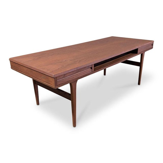 1950s 1950s Attributed to Dyrlund Teak Coffee Table - 102584 For Sale - Image 5 of 6