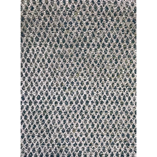 2020s Jp & J Baker Woven Green Honeycomb Pendor Designer Fabric - 5 Yards For Sale - Image 5 of 5