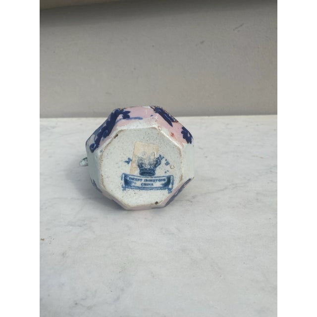 Late 19th Century 19th Century Ironstone Mason Snake Handle Pitcher Imari Pattern For Sale - Image 5 of 5