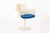 This vintage mid century modern Model 150 tulip arm chair designed by Eero Saarinen was manufactured by Knoll circa 1970....