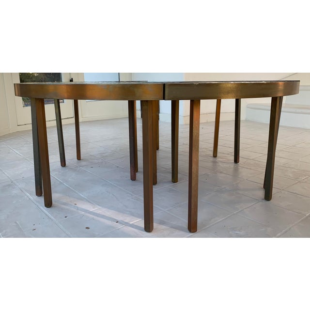 1950s 1950s Mid-Century Round Mosaic Tile Modular Coffee Table For Sale - Image 5 of 10