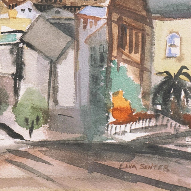 Signed lower right, 'Elva Senter' (American, nd painted circa 1975; additionally inscribed verso. Born in Callao,...