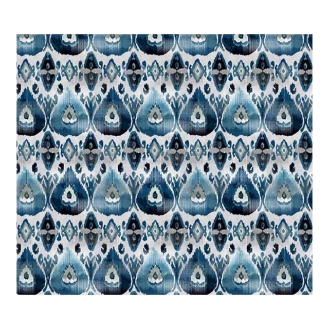 Designers Guild Cuzcita Outdoor Fabric Indigo 2 Yards For Sale