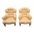1990s Pair of Transitional Leather Club Chairs by Ethan Allen For Sale