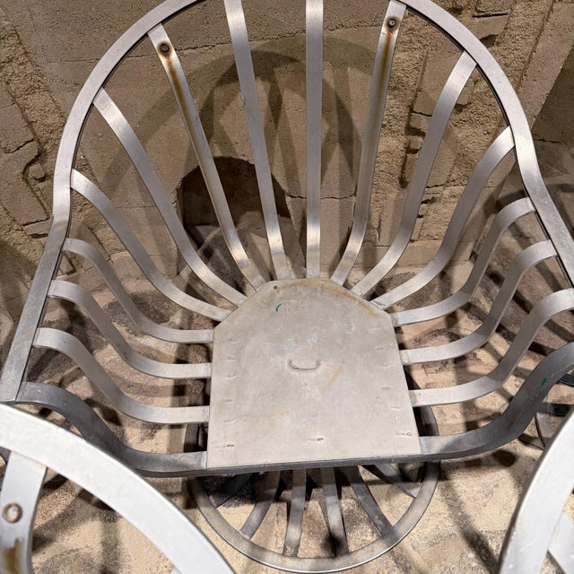 Mid-Century Modern Tulip Patio Armchairs by Herbert Saiger for Russell Woodard For Sale - Image 10 of 18