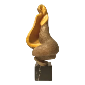 Augusto Ortega Escobedo '1914-1995, Mexican' Abstract Onyx Stone Sculpture