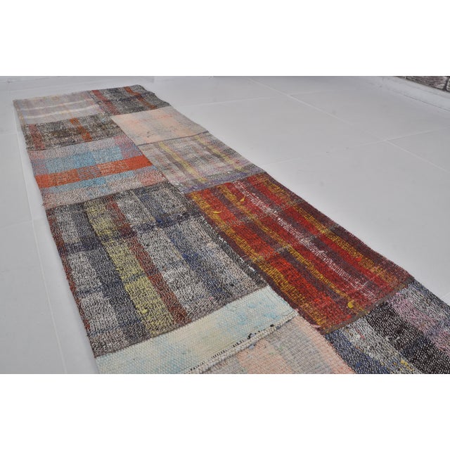 1950s Anatolian Decorative Kilim Runner For Sale - Image 10 of 10