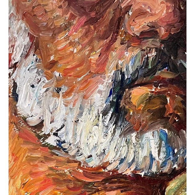 Vivaldo Martini, Self Portrait, Oil on Masonite For Sale - Image 5 of 12