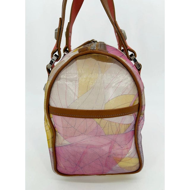 Late 20th Century Late 20th Century Emilio Pucci Mesh Print Speedy Handbag For Sale - Image 5 of 11