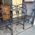 Vintage Wrought Iron English Style Garden Chairs by Smith & Hawken, 4 Pieces For Sale In San Francisco - Image 6 of 12