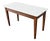 French 19th Century Oak & White Marble Console For Sale