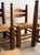 Mid 20th Century Mid 20th Century Set of Four Low Rush Chairs by Charles Dudouyt, Attributed For Sale - Image 5 of 7