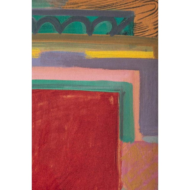 1950s Antoine de Roux, Still Life with Inkwell, Oil Painting on Board, 1950-60, Framed For Sale - Image 5 of 9