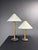 Pencil Reed Rattan Bamboo and Chrome Table Lamps, 1980s, Set of 2 For Sale - Image 13 of 18