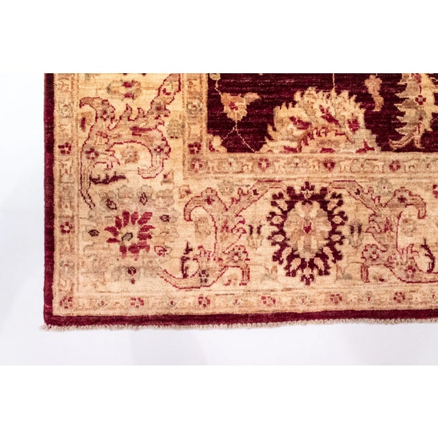 Middle Eastern Hand-Knotted Stonewashed Ziegler Rug For Sale - Image 5 of 11