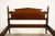 1920s Berkey & Gay Antique Early American Carved Mahogany Full Size Bed, Circa 1920s For Sale - Image 5 of 14