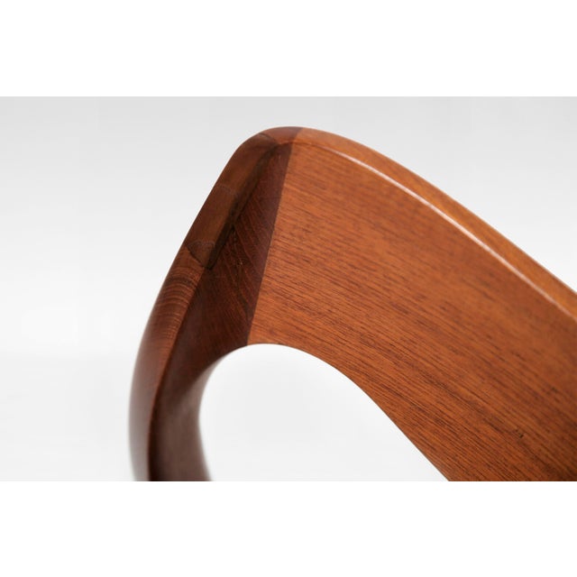 This set of four Model 71 dining chairs by Niels Otto Møller, produced by J.L. Møller Møbelfabrik in Denmark during the...