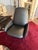 Mid-Century Modern Leather Swivel Recliner - Design Within Reach For Sale - Image 3 of 6