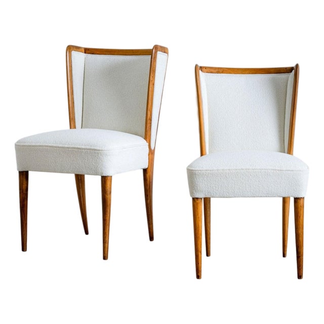 Pair of Side Chairs, Italy 1950s For Sale