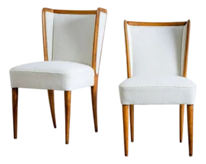 Pair of Side Chairs, Italy 1950s