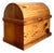 Vintage Wooden Treasure Chest Box For Sale
