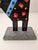 Black Mid 20th Century Memphis Style Fused Glass Cubist Dog For Sale - Image 8 of 12