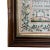American 1860s American Walnut Frame W/ Needlepoint Sampler For Sale - Image 3 of 7