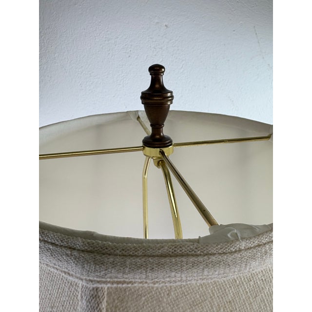 This is a Chinese export inspired metal canister table lamp. This hand painted metal canister was inspired by 18th century...