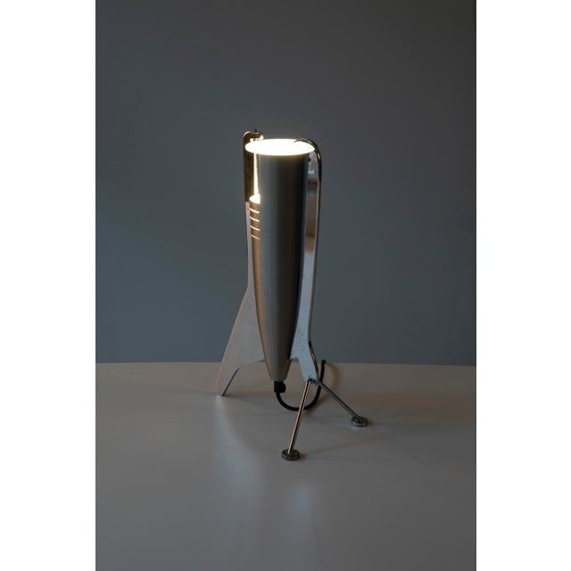 Metal Faro Table Lamp by Massimo Iosa Ghini for Memphis Milano, Italy, 1988 For Sale - Image 7 of 11