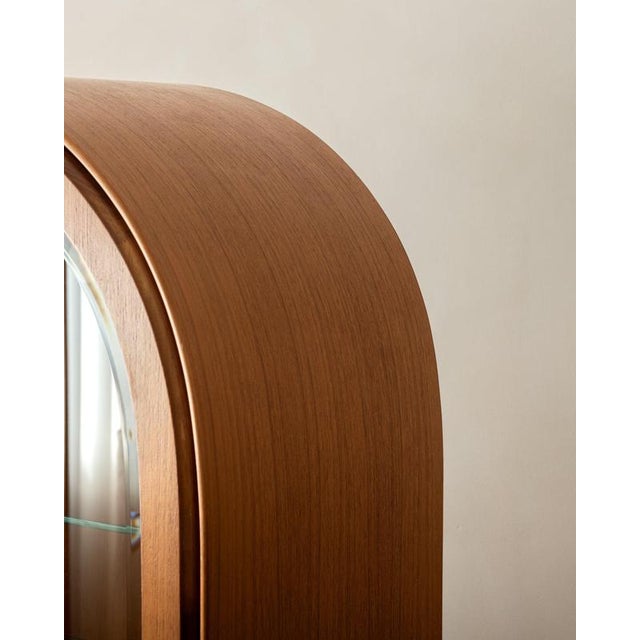 Mid-Century Teak Arched Display Cabinet from Brinkmann, 1980s For Sale - Image 12 of 18