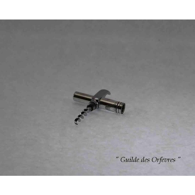 Modern 1960s Georg Jensen Sterling Silver Bottle Opener & Cork Screw. For Sale - Image 3 of 17