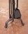 Gothic Mid-Century French Gothic Hand-Forged Iron Fireplace Serviteur Set For Sale - Image 3 of 10