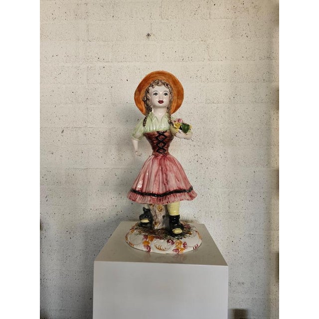 Brown Large Ceramic Sculpture from Bassano, Italy, 1970s For Sale - Image 8 of 18