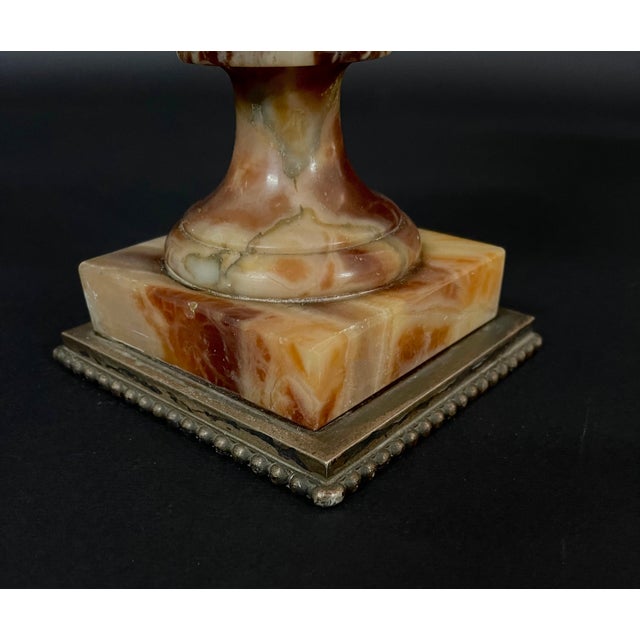 Stone Italian Neoclassical Grand Tour Urn, 1820 For Sale - Image 7 of 12