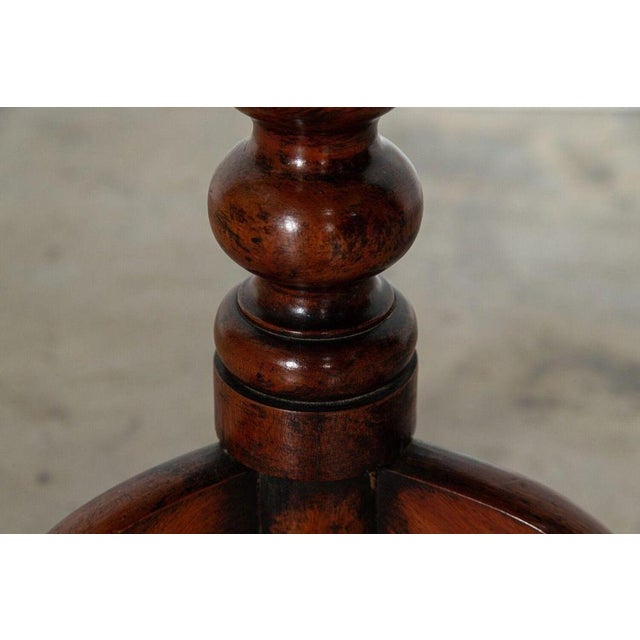 Irish Cherry Bobbin Tea Side Table, 1780 For Sale - Image 6 of 16