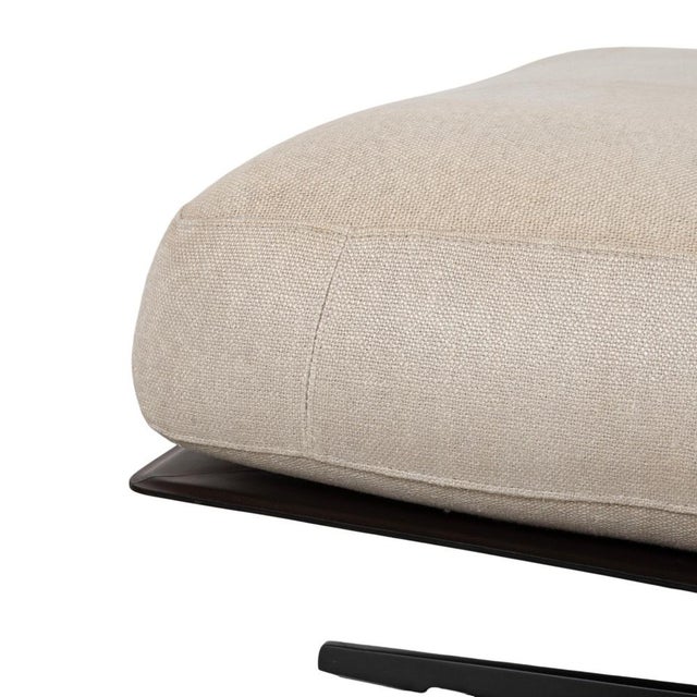 Soft Dream Fabric Stool Cream Beige by Antonio Citterio for Flexform For Sale - Image 9 of 12