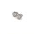 Metal Natural Sapphire Diamond Stud Earrings 14k White Gold 1.62 TCW Certified For Sale - Image 7 of 18