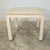 Chinese Lane 1990 Ming Style Cream Enamel Crackle Finish Side Table 27" For Sale - Image 3 of 13
