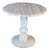 Mid Century Italian Marble Scalloped Pedestal Side Table Sculpture Stand For Sale