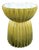 Currey & Company Rasi Antique Brass Marble Top Accent Table or Stool For Sale