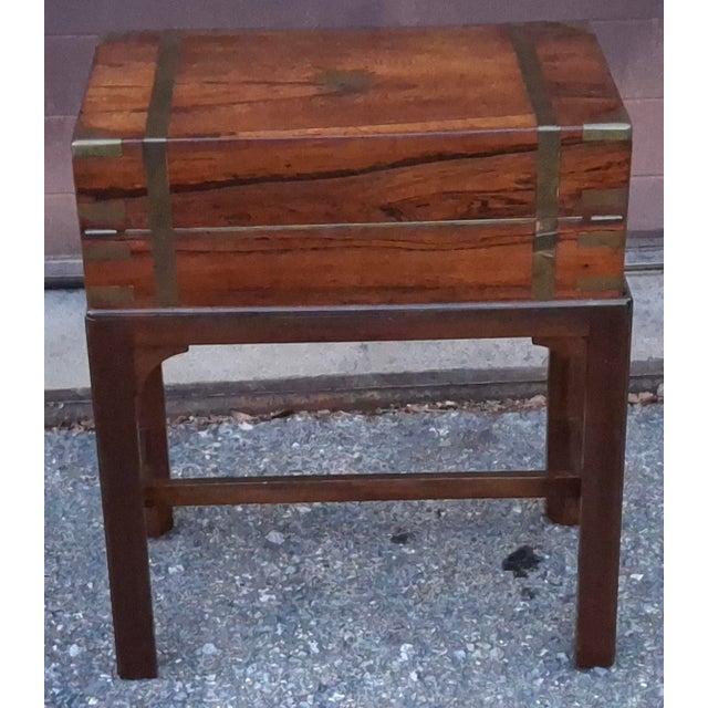 19th Century George III Rosewood Lap Desk on Stand, Circa 1810s For Sale - Image 13 of 16