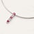 1990s Mikimoto Ruby and Diamond 18k White Gold Pendant Necklace For Sale - Image 4 of 12