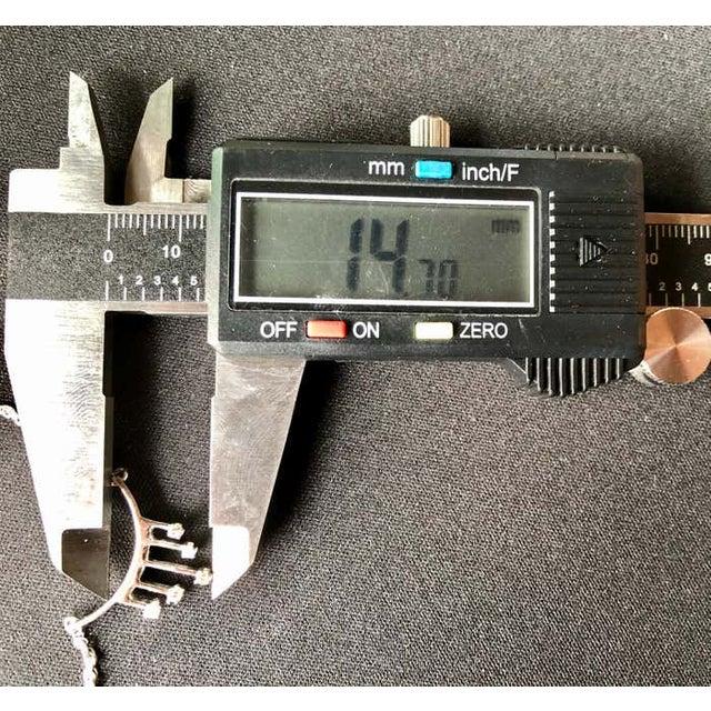 Contemporary 14 Karat White Gold Fancy Necklace With Diamonds For Sale - Image 3 of 12