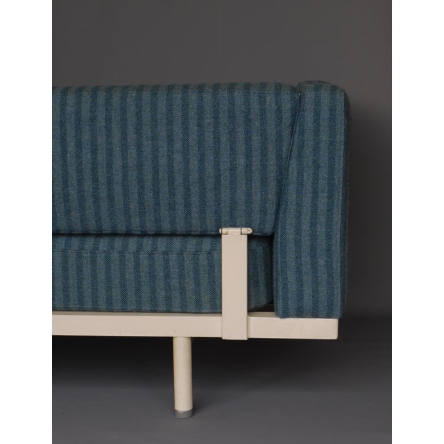 Mid-Century Dutch Steel and Wool Sofa Bed, 1960s For Sale - Image 10 of 18