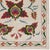 Contemporary 19"x34" Uzbek 100% Silk Flower & Pomegranate Design Embroidered Wall Hanging For Sale - Image 3 of 5