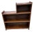 Antique English Art Deco Open Step Bookcase For Sale