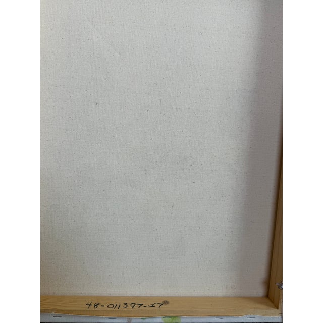 Mid-Century Vintage "Violets" Signed Fabrice De Villeneuve Original Lithograph For Sale - Image 10 of 12