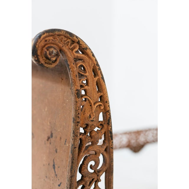 A rare antique, this bed belongs to the industrial chic period of the late 1800s, as can be seen from the workmanship, of...